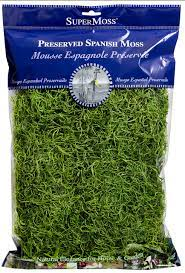 SuperMoss Spanish Moss Grass Green 8oz