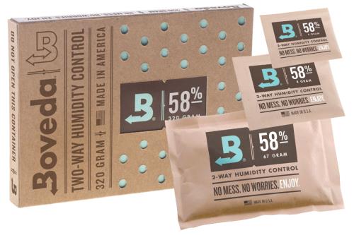 Boveda 67g 2-Way Humidity Pack 58% 12/box