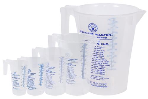 Measure Master Graduated Round Container 160 oz/5000 ml (10/Cs)
