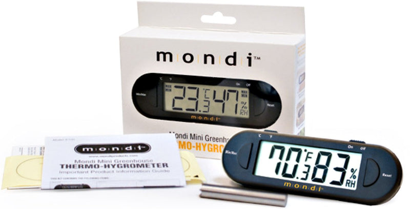 Mondi Mini Greenhouse Thermo-Hygrometer (25/Cs)