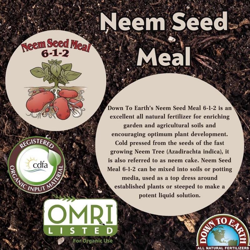 DTE Neem Seed Meal 5Lb