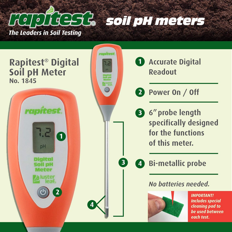 Luster Leaf Soil Digital pH Meter