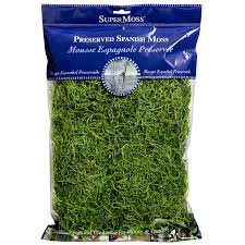 SuperMoss Spanish Moss Grass Green 2oz