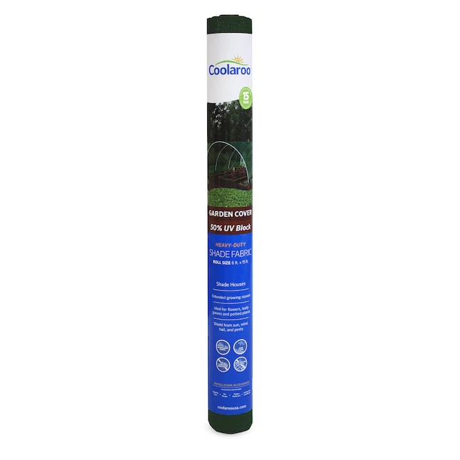 Coolaroo 50% 6X15ft Shade Cloth Rainforest Green