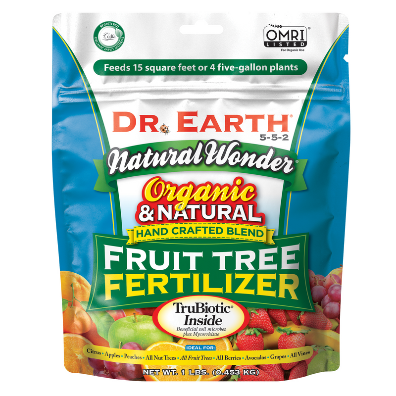 Dr. Earth Natural Wonder Organic and Natural Fruit Tree Fertilizer 1Lb