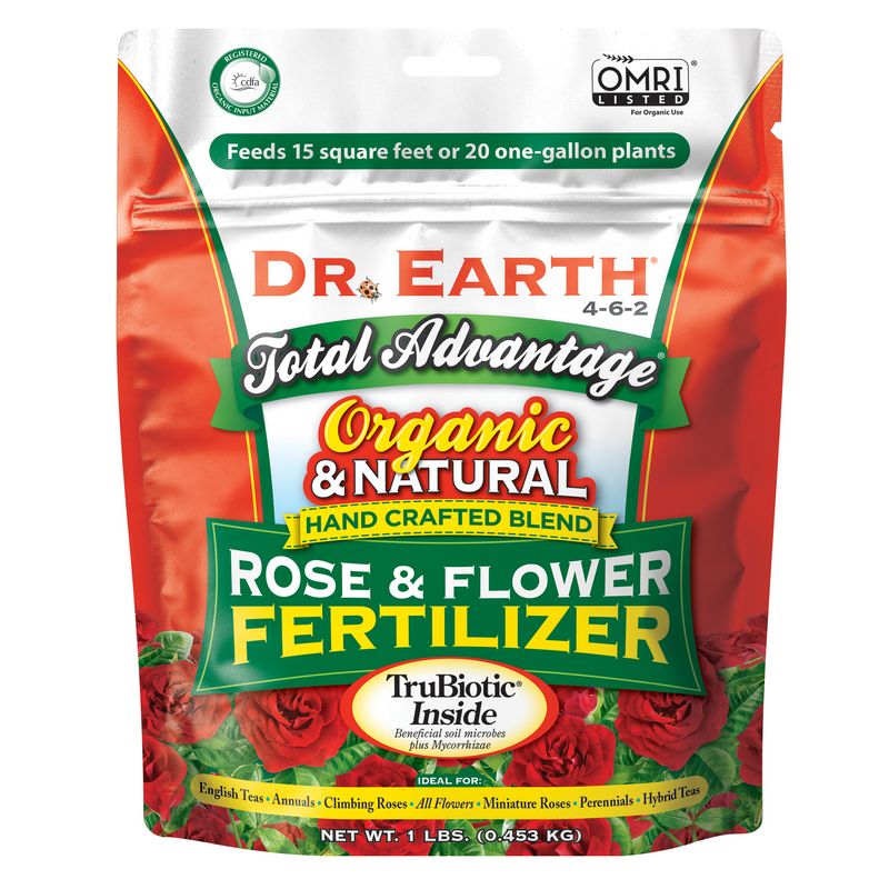 Dr. Earth Total Advantage Organic and Natural Rose & Flower Fertilizer 1Lb