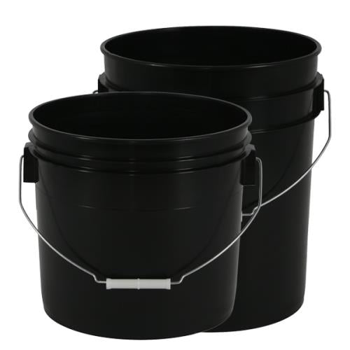 Gro Pro Black Plastic Bucket 5 Gallon