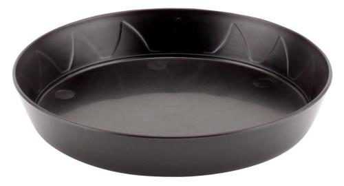 Gro Pro Heavy Duty Black Saucer—6 in