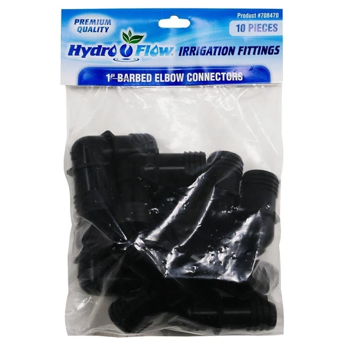 Hydro Flow Premium 1" Barbed Elbow 10/Bag