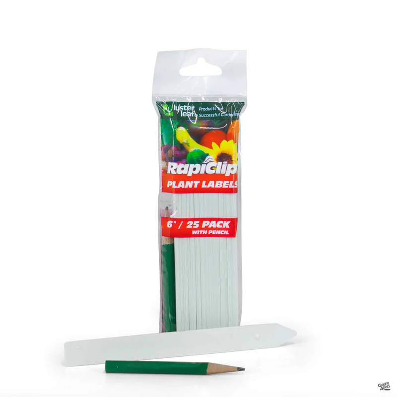 Luster Leaf Plant Labels with Pencil 6 Inch/25pack