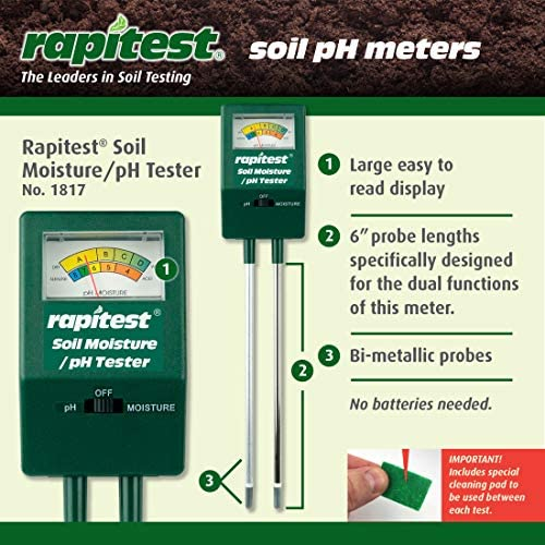 Luster Leaf Rapitest Soil Moisture/pH Tester