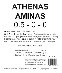 Nectar For The Gods Athena's Aminas Qt