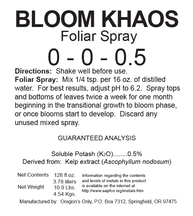 Nectar For The Gods Bloom Khaos Quart
