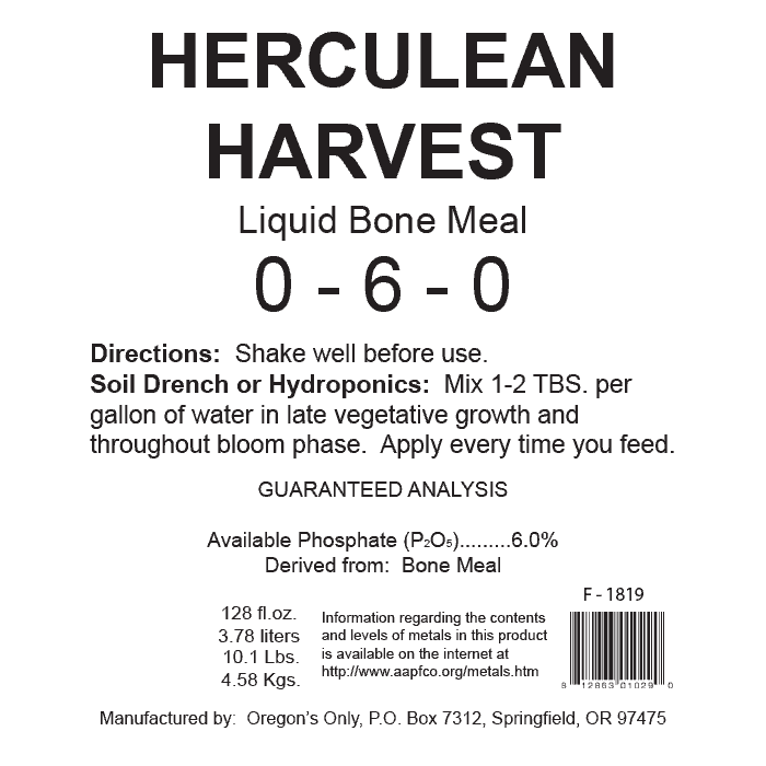 Nectar For The Gods Herculean Harvest 2.5 Gal