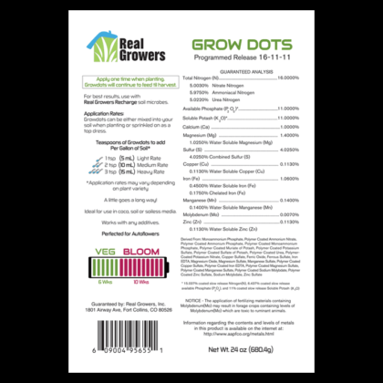 Real Growers Grow Dots 6Lb